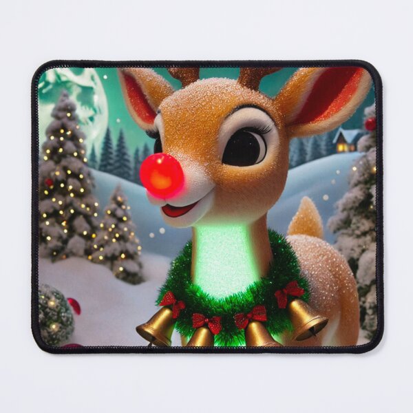 Item preview, Adorable Rudolph Ready for Christmas Cheer designed and sold by GrizzlyCollective.