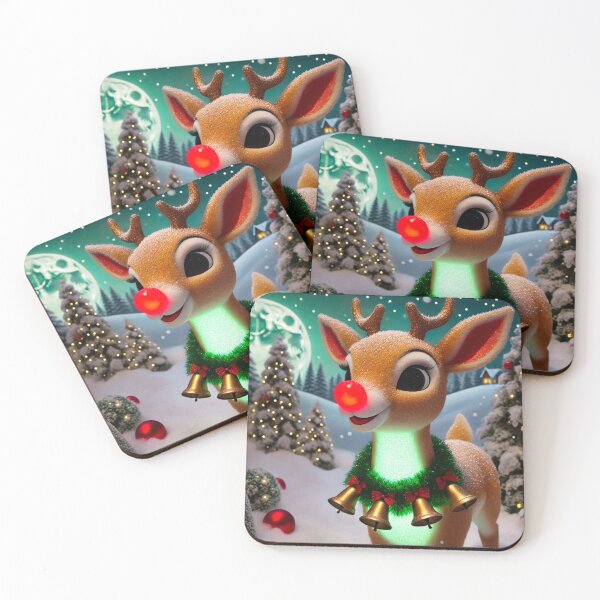 Item preview, Adorable Rudolph Ready for Christmas Cheer designed and sold by GrizzlyCollective.