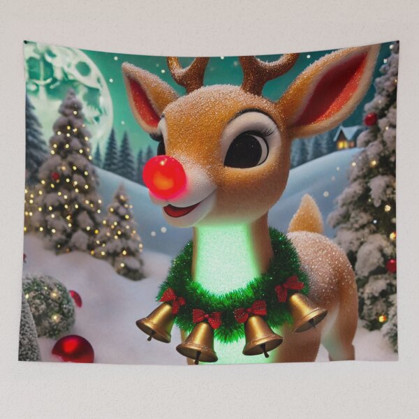 Item preview, Adorable Rudolph Ready for Christmas Cheer designed and sold by GrizzlyCollective.