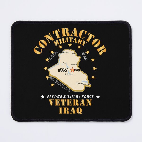 Item preview, GOVT - Military Contractor - Veteran - Iraq X 300 designed and sold by Military Insignia Products.