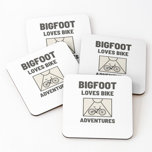 Item preview, Bigfoot Loves Bike Adventures, Bigfoot Cycling Design designed and sold by Difik.