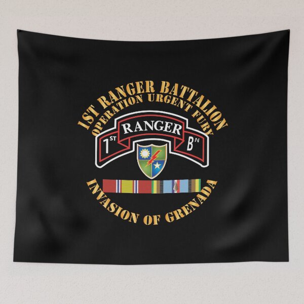 Item preview, Grenada - 1st Rgr Bn Operation Urgent Fury w Svc Ribbons X 300 designed and sold by Military Insignia Products.