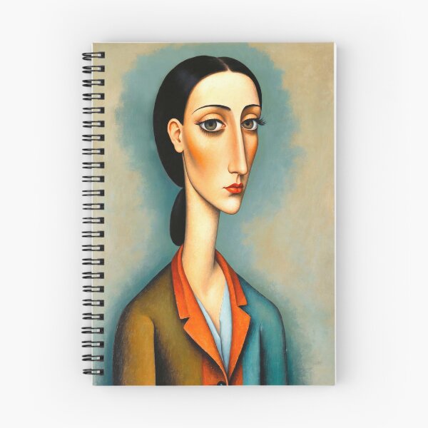 Item preview, Modernist Portrait of a Contemplative Woman 6 designed and sold by Yontartov.
