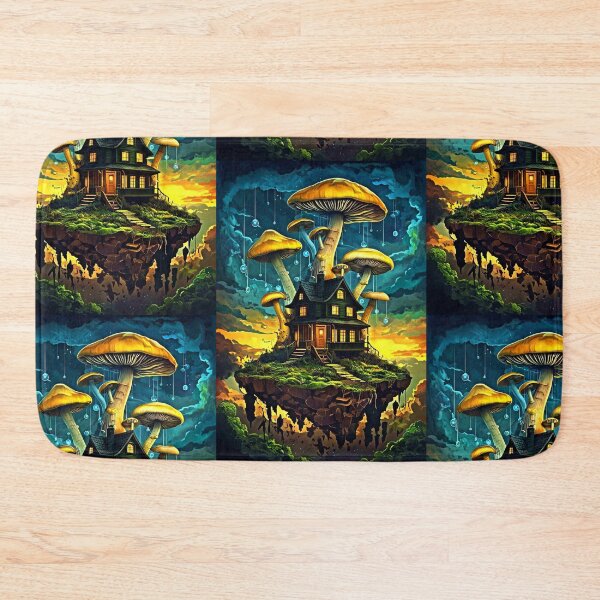 Item preview, Mushroom Shroom House - fantasy designed and sold by Earth Nature Creations.