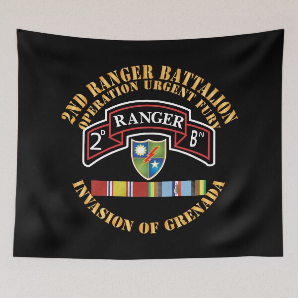 Item preview, Grenada - 2nd Rgr Bn Operation Urgent Fury w Svc Ribbons X 300 designed and sold by Military Insignia Products.