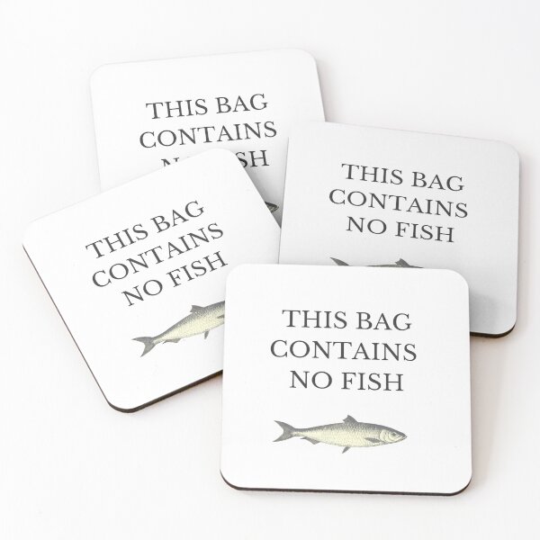 Item preview, This bag contains no fish 3 designed and sold by cool + creative.