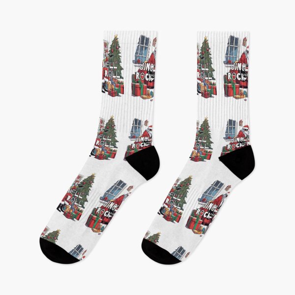 Item preview, Rockin' Santa: Rock'n'Roll Christmas Vibes designed and sold by MiszungART.