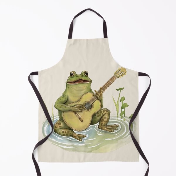 Item preview, Frog playing guitar designed and sold by xiao xuans.