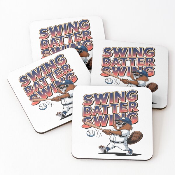 Item preview, Swing batter swing - Home run hitter - Born to baseball mascot - In baseball we trust - The superior dreams designed and sold by JansenGS.