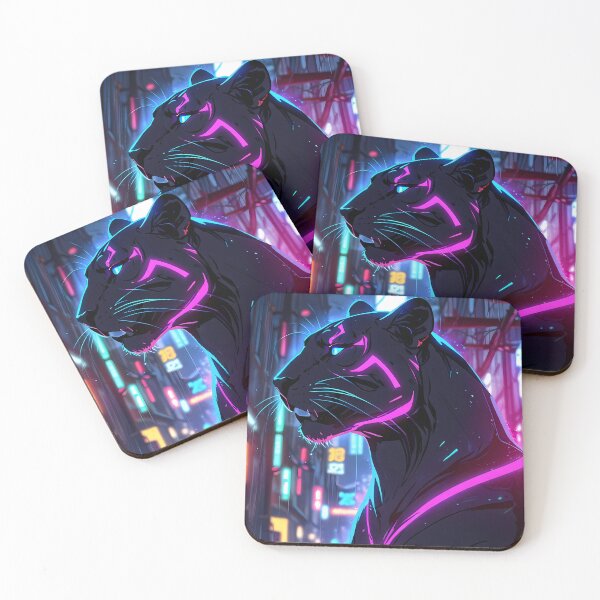 Item preview, Cyberpunk Neon Roar Panther Lights designed and sold by ART ATTACK ZONE.