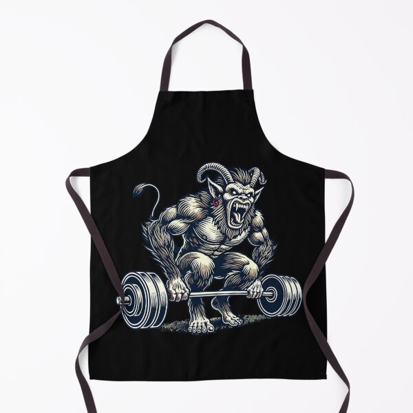 Item preview, Krampus Bodybuilder Muscle Training Winter Workout designed and sold by LuminOrb.