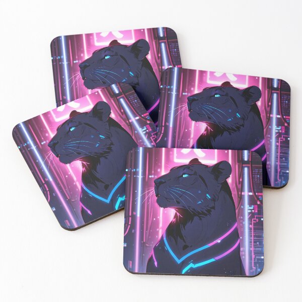 Item preview, Design Neon Roar Panther Lights designed and sold by ART ATTACK ZONE.