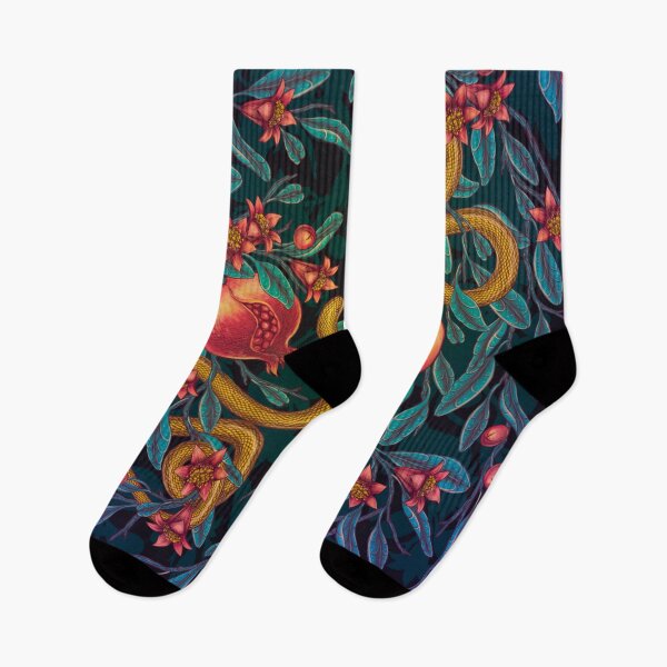 Item preview, Snakes in flowering pomegranates designed and sold by liiafis.