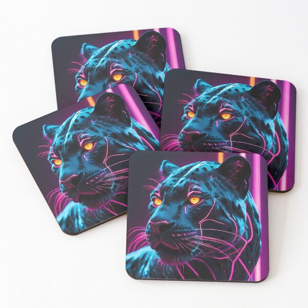 Item preview, Animal Design Neon Roar Panther Lights designed and sold by ART ATTACK ZONE.