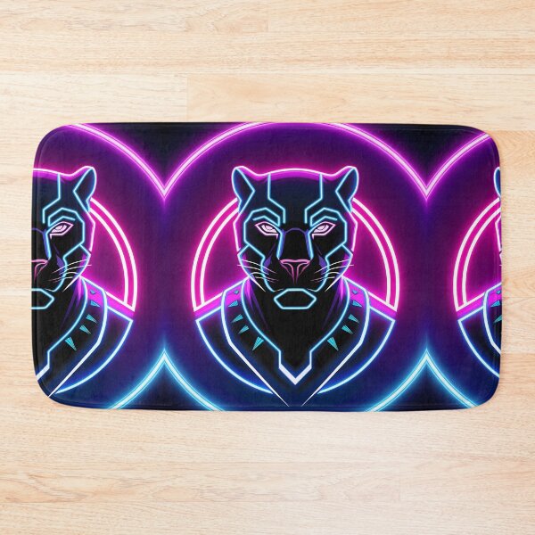 Item preview, Print Design Neon Roar Panther Lights designed and sold by ART ATTACK ZONE.