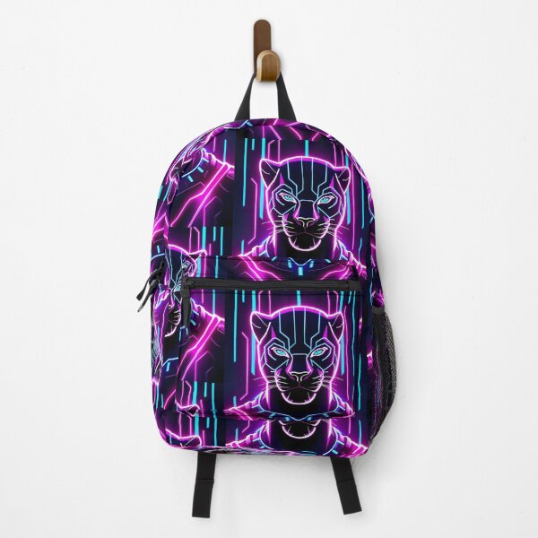 Item preview, Art Print design Neon Roar Panther Lights designed and sold by ART ATTACK ZONE.