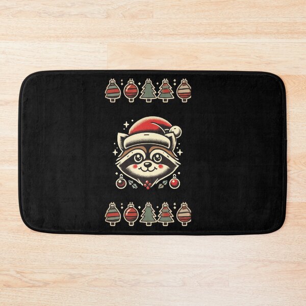 Item preview, Festive Raccoon Weihnachten Cheer designed and sold by LuminOrb.