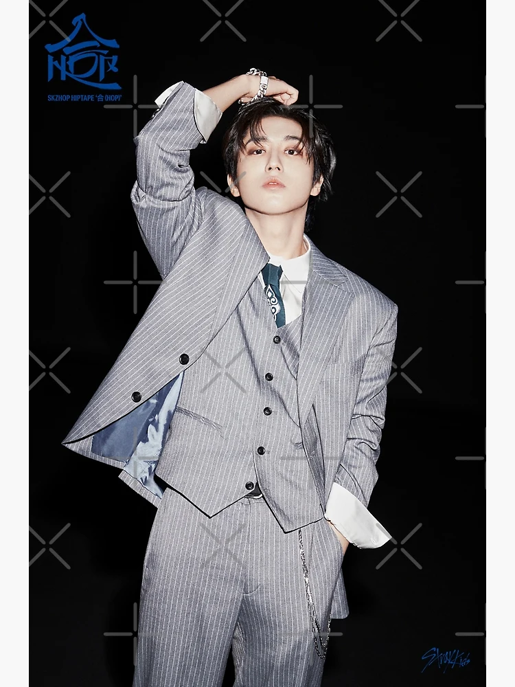 Han Jisung suit Stray Kids 合 (HOP) KPOP ot8 group photo teaser