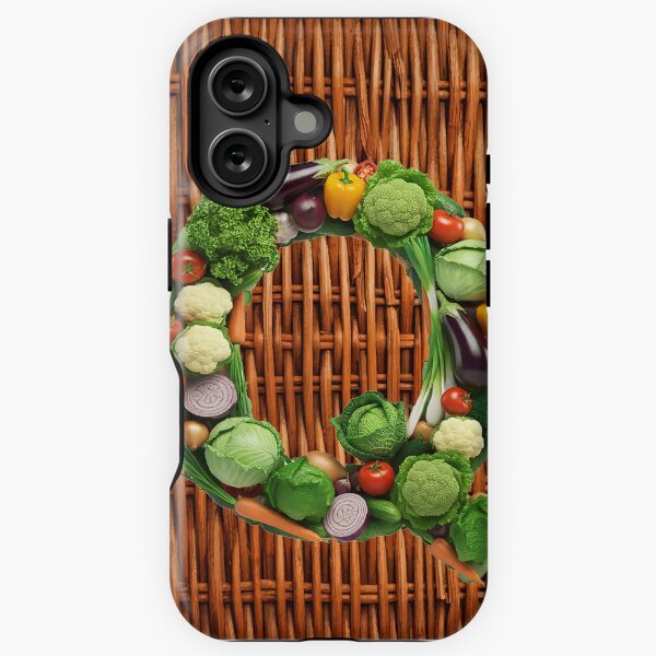 VEG LETTER Q iPhone Tough Case