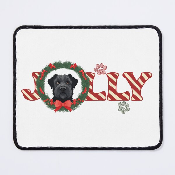 Item preview, Jolly Christmas - Bouvier des Flandres Nose Edition designed and sold by GoodyPaws.