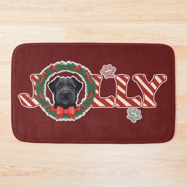 Item preview, Jolly Christmas - Bouvier des Flandres Nose Edition designed and sold by GoodyPaws.