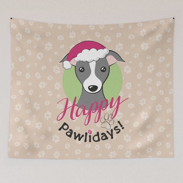 Item preview, Christmas Italian Greyhound Dog Cute Funny Happy Pawlidays designed and sold by edrawings38.