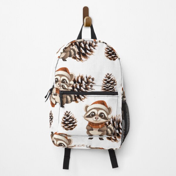 Item preview, Raccoon and pine cone pattern designed and sold by Topmel.