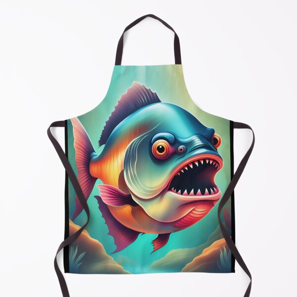 Item preview, Angry looking piranha fish designed and sold by Purr95.
