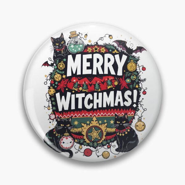 Item preview, Merry Witchmas - Black cat edition designed and sold by blackbean21.