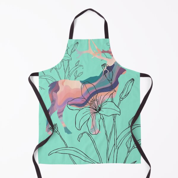 Item preview, Moose Among Flowers designed and sold by Ciervo Primavera.