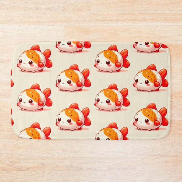Item preview, Baby orange Ranchu goldfish designed and sold by DaintyDooodles.