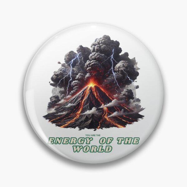 Item preview, NATURE ,Epic Volcano Eruption with Lightning Fury, VOLCANO LOVE NATURAL designed and sold by EpicBuy.