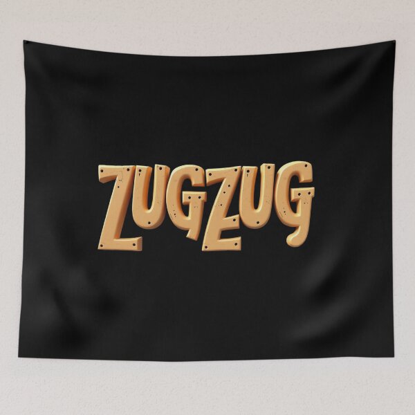Item preview, Zug Zug, Work Work, 3D Font, Weird designed and sold by Burn-Ego.