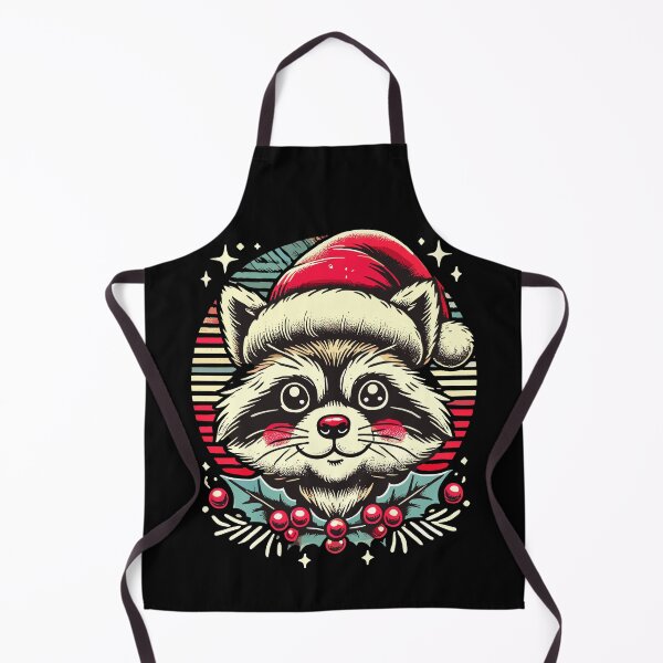 Item preview, Festive Raccoon Weihnachten Cheer designed and sold by LuminOrb.