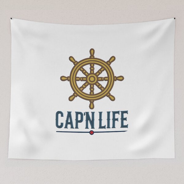Item preview, Cap'n Life - Nautical Motif designed and sold by 2Blue-Dots.