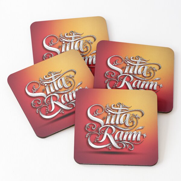 Item preview,  Elegant Hindi Calligraphy Logo: Sita Ram designed and sold by KumarDesignLab.
