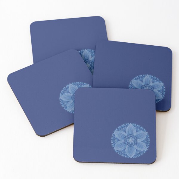 Item preview, Flower of Life Mandalas : 46 - Indigo Daffodil designed and sold by SonoSonoStudio.