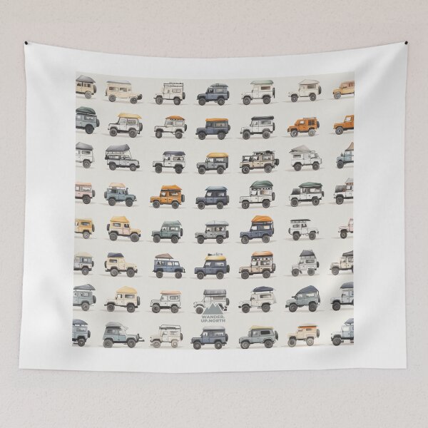Item preview, Adventure 4x4 Camping Rig Motif - 2 | Wilderness Motif Series designed and sold by WanderUpNorth.