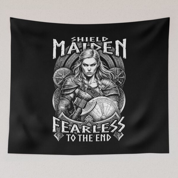 Item preview, Shield Maiden Fearless Woman Viking Female Norse Warrior designed and sold by GrandeDuc.