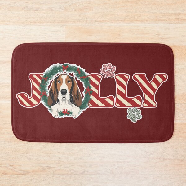 Item preview, Jolly Christmas - Grand Basset Griffon Vendeen Nose Edition designed and sold by GoodyPaws.