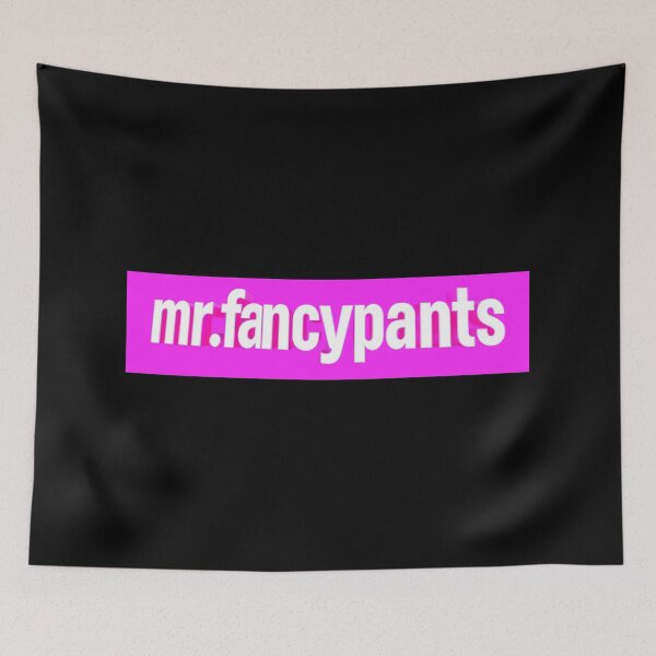 Item preview, Mister Fancypants, Pink Banner, Weird designed and sold by Burn-Ego.
