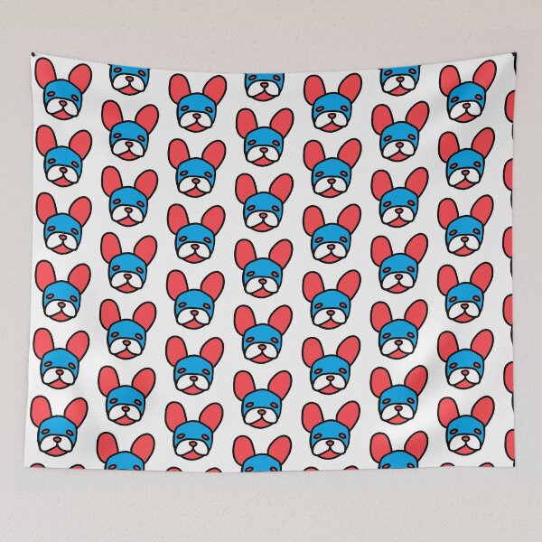 Item preview, Arte abstracto del bulldog francés designed and sold by WhackoDesigns.