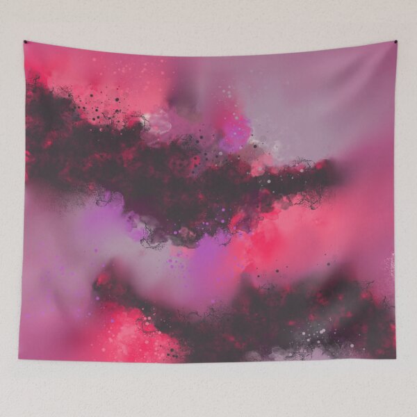 Item preview, Neon Dreams - Pink Purple Abstract designed and sold by Joey Santiago.