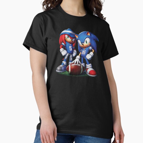 Item preview, Sonic and Knuckles Detroit Football designed and sold by Judestudio.