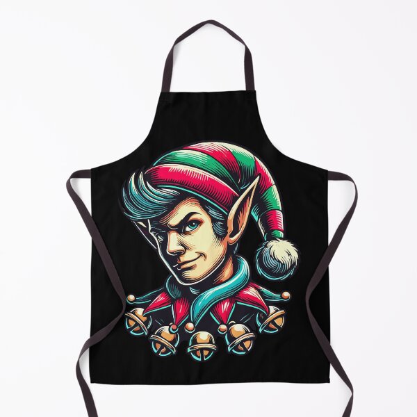 Item preview, Naughty Christmas Elf With Bells designed and sold by LuminOrb.