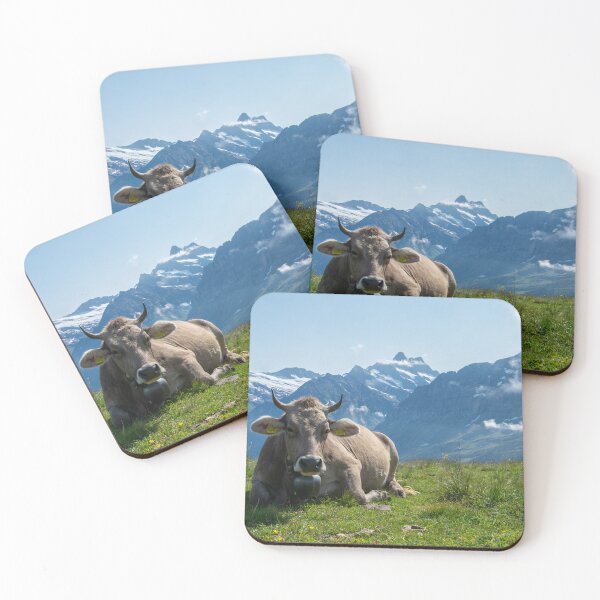 Item preview, Cow in the Swiss Alps designed and sold by nat-takes-pics.