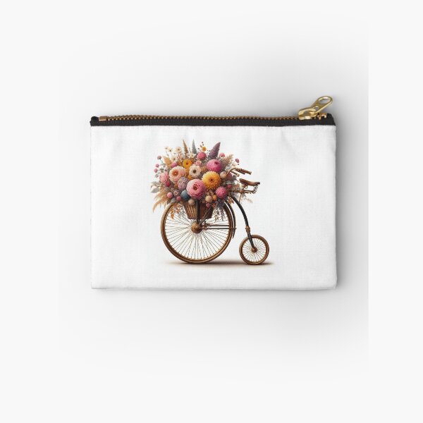 Item preview, Penny Farthing Bicycle with Lovely Flowers designed and sold by nicnacc.