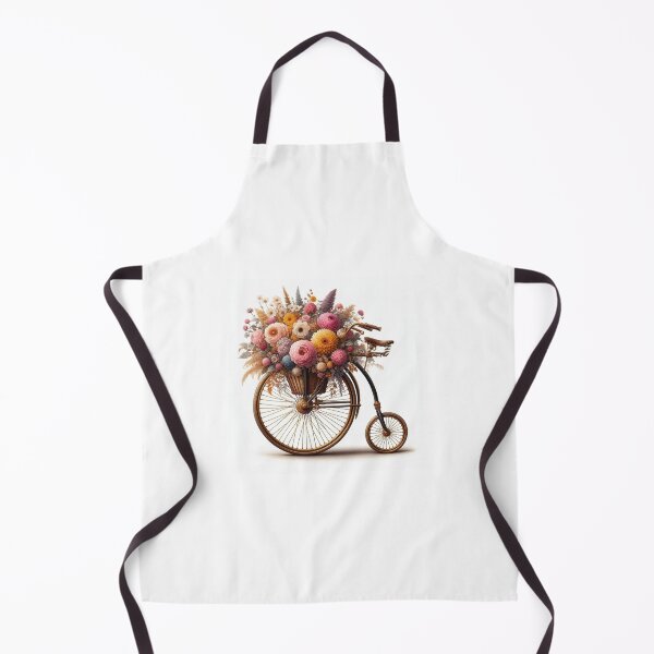 Item preview, Penny Farthing Bicycle with Lovely Flowers designed and sold by nicnacc.