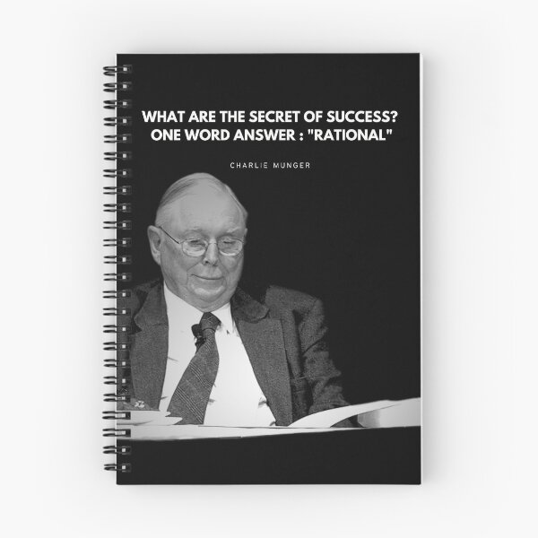 Item preview, Charlie Munger Quote Portrait designed and sold by SuccessInsanity.
