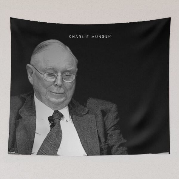 Item preview, Charlie Munger Quote Portrait designed and sold by SuccessInsanity.